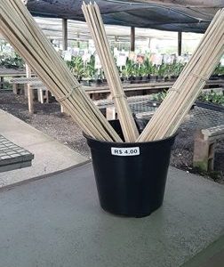 Estaca de bambu natural revestida (20 unidades)